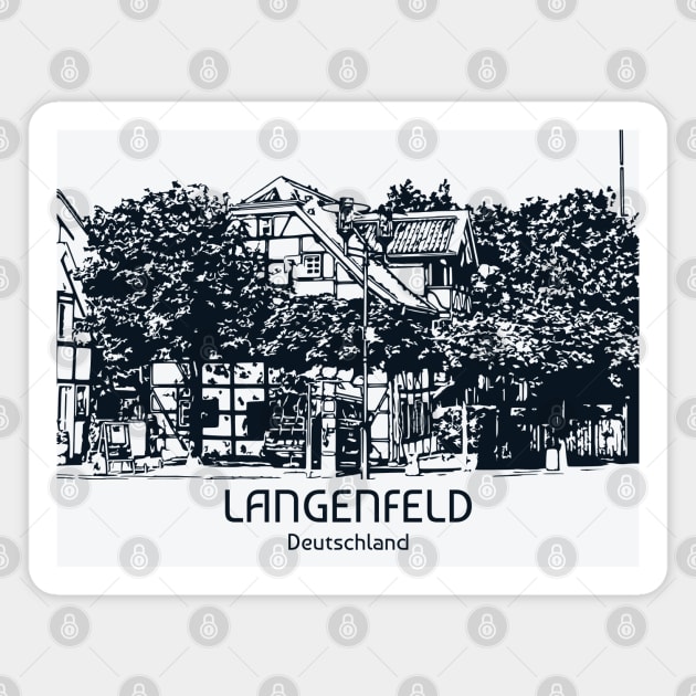 Langenfeld - Deutschland Magnet by Lakeric